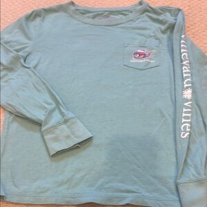Vineyard Vines Kids Blue Long Sleeve Shirt